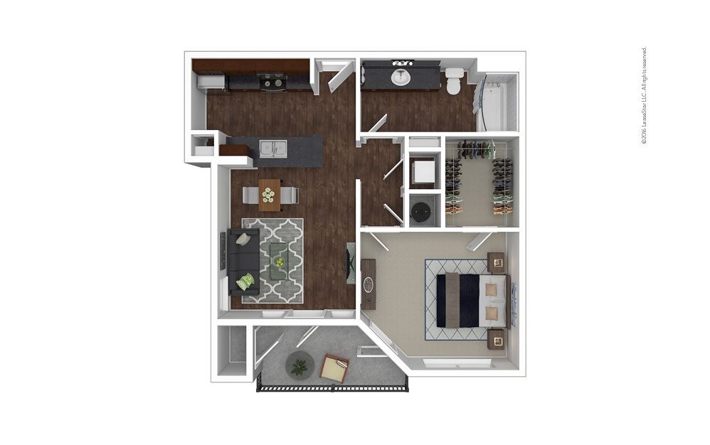 The Hialeah floor plan